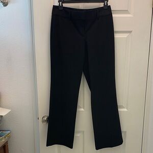 LOFT Black Straight-Leg Work Trousers